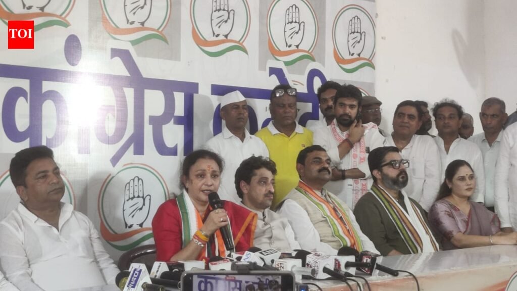 UP Congress chief Mona sets sights on 2027 polls, demands CEC’s resignation over ‘vote theft’ | Lucknow News