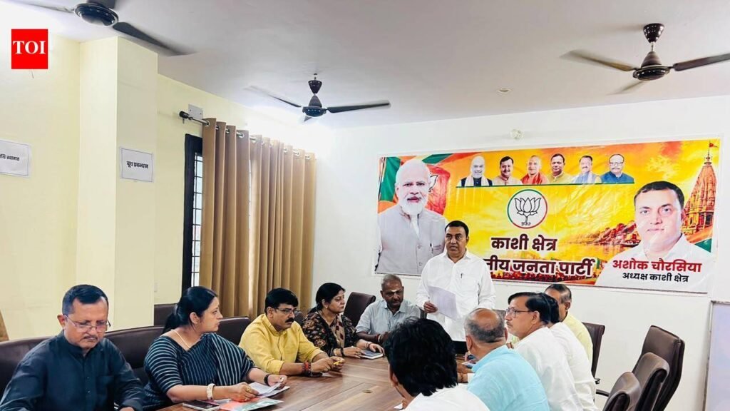 Mission 2027: BJP to focus on booth-to-assembly coordination | Varanasi News