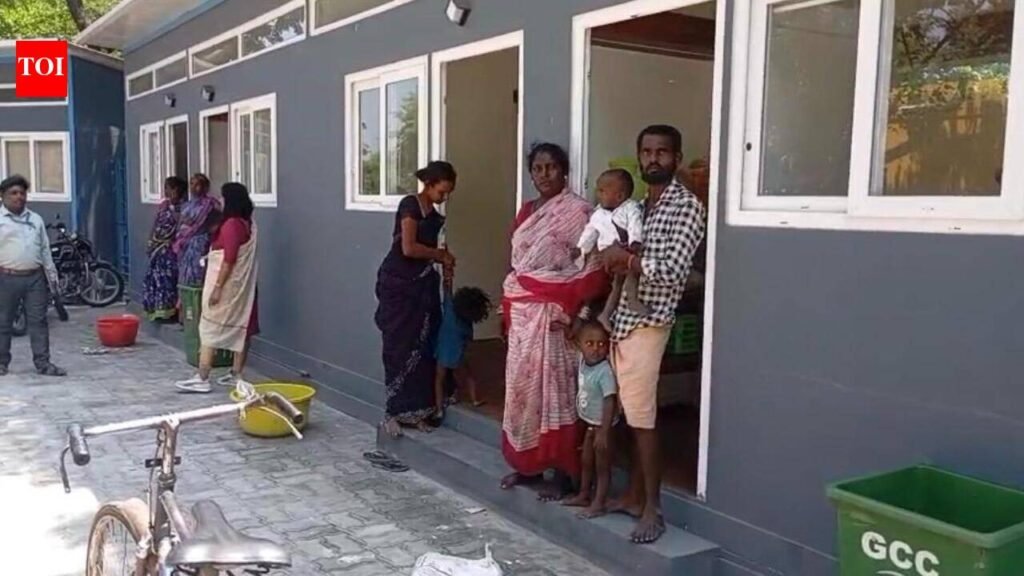 GCC rescues 66 homeless people from Chepauk, Peters Road and moves them to shelter homes | Chennai News