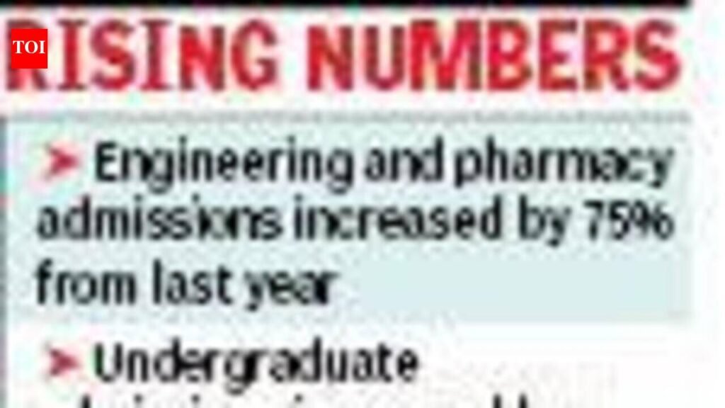 Edu data shows surge in admissions to engineering, degree courses | Kolkata News