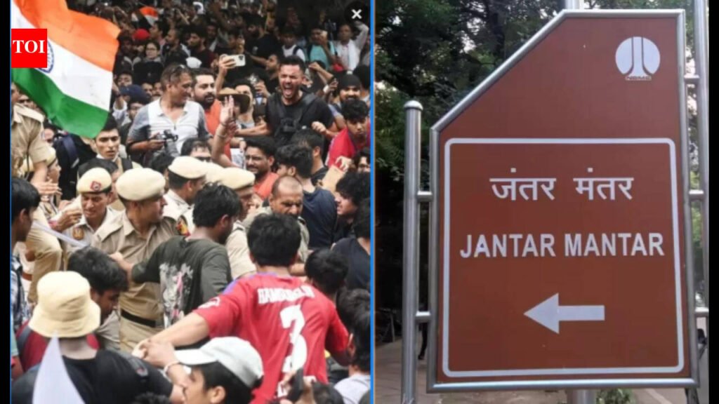 Jantar Mantar de-notified as protest site, Delhi Police designates 3 new venues | India News