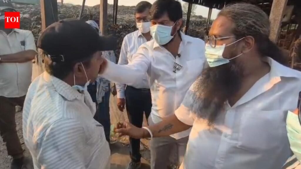 BJP MLA’s supporters assault supervisor during inspection of KDMC’s Umbarde waste plant | Thane News
