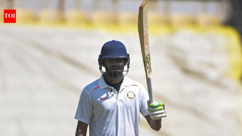 Skipper Akshay Wadkar misses double ton, guides Vidarbha to 428 in Ranji Trophy | Nagpur News