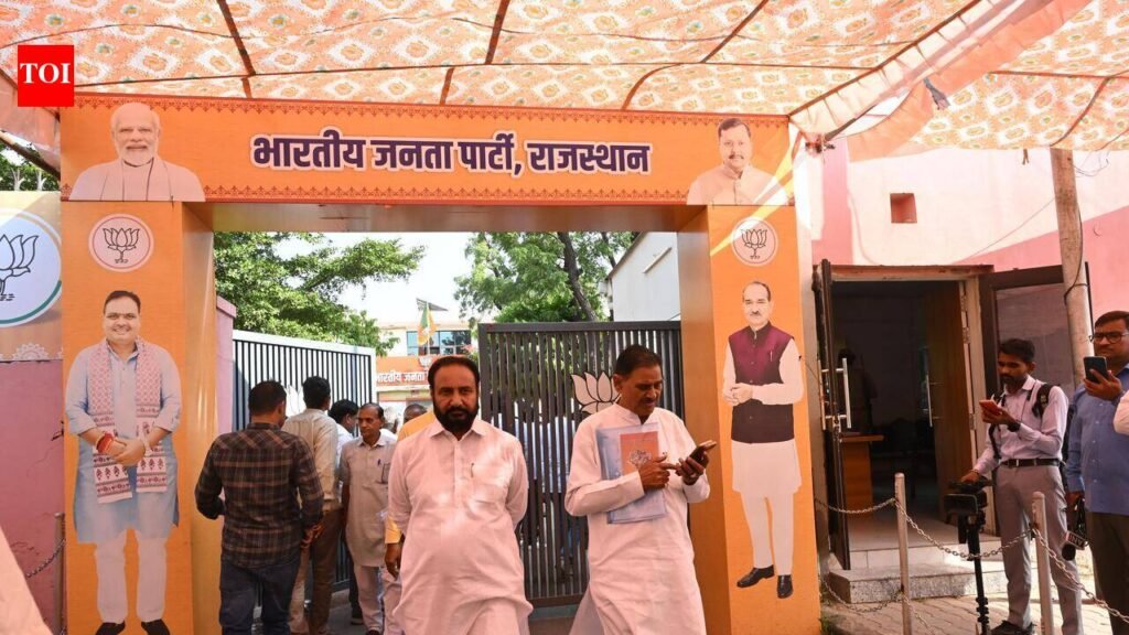 BJP to hand out symbols directly to panchayat poll candidates | Jaipur News