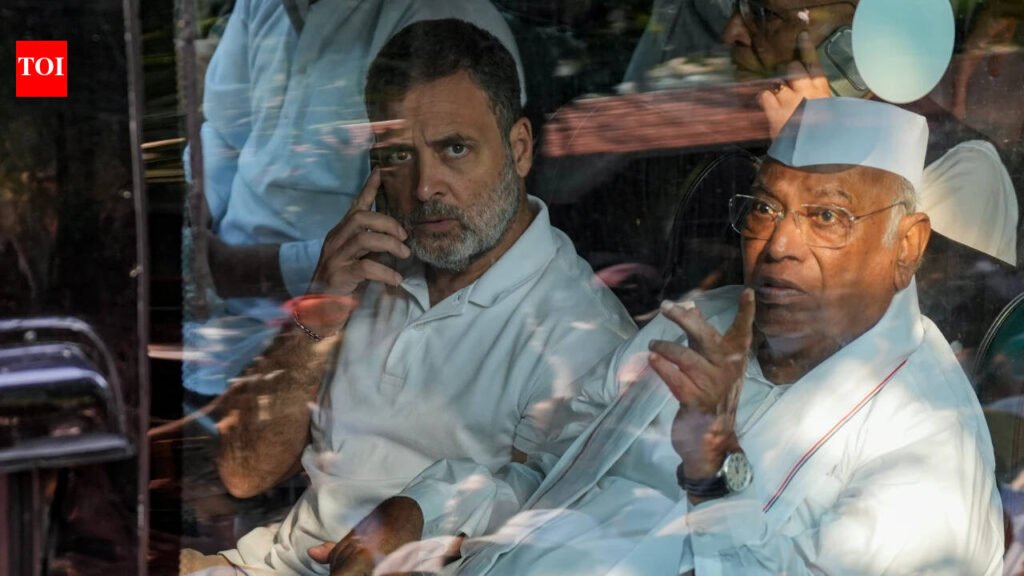 Rahul Gandhi venting electoral frustration through protests: BJP | India News