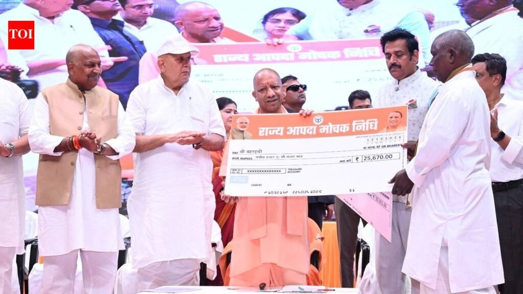Farmers’ curse brought down SP, says Yogi | Varanasi News