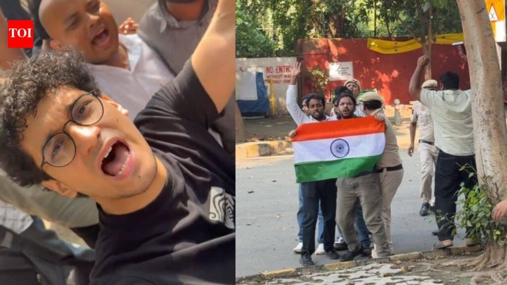 Saurav Das Detained: Police detain CJP’s Saurav Das, Ashutosh Ranka and Ajinkya Shinde as they attempt to breach Jantar Mantar | Delhi News