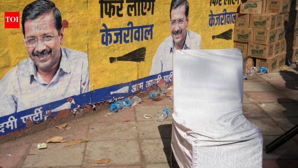 AAP fails to open account in Gandhinagar local body polls | Ahmedabad News