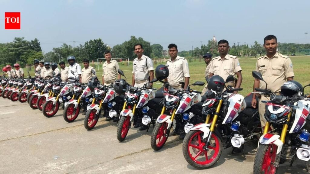 Bokaro gets 53 police motorcycles, Dhanbad 45 | Ranchi News