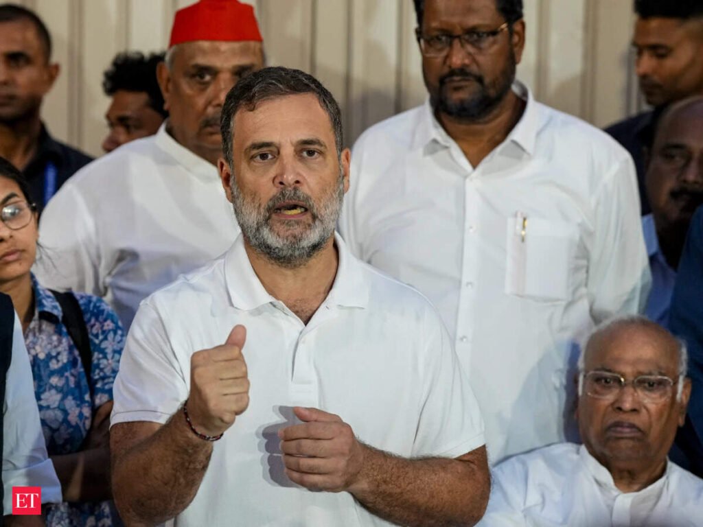 Constitution torn up, fighting to restore democracy in country, says Rahul Gandhi