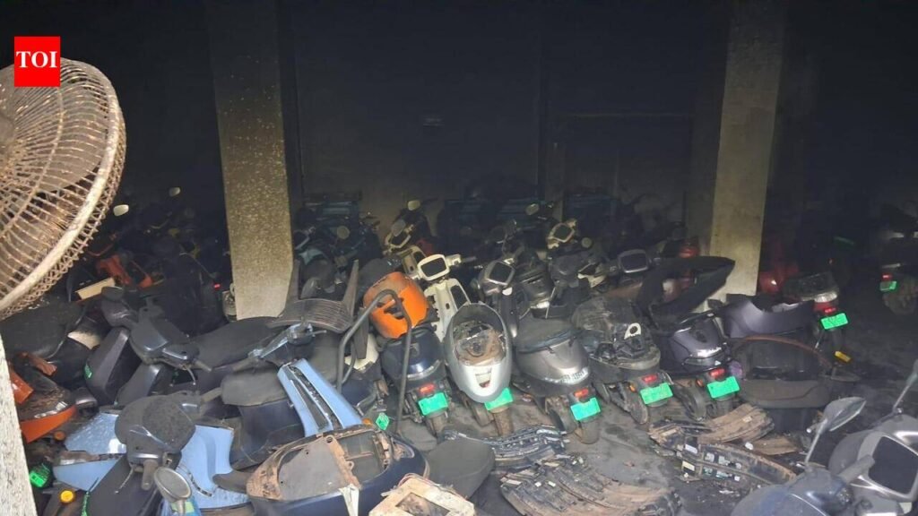 Blaze damages e-scooter service centre at Bicholim | Goa News