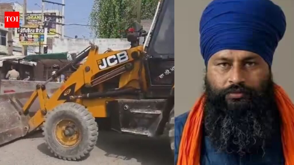 Bulldozer action against house of accused in Punjab anti-drug activist’s murder | Chandigarh News