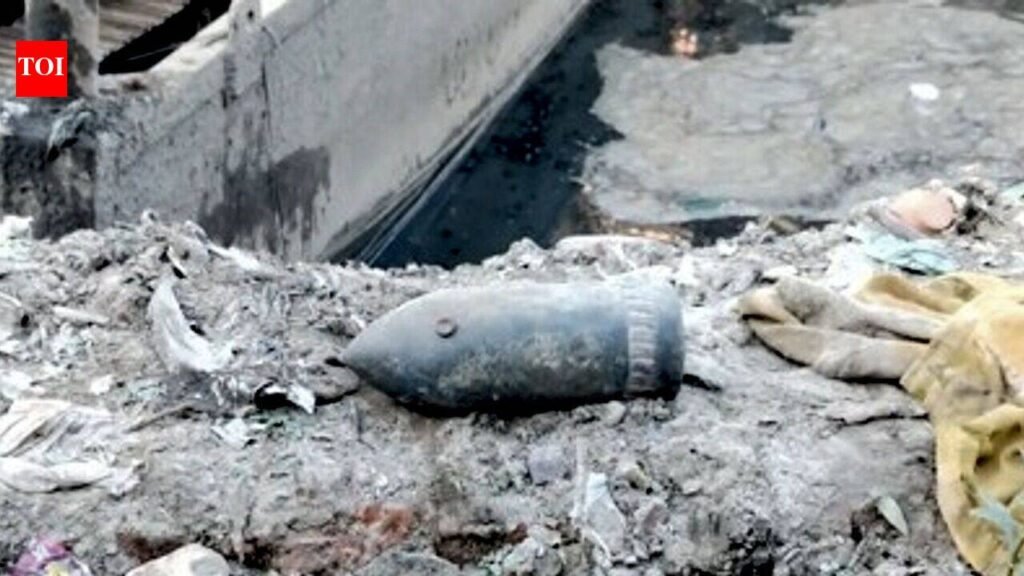 ‘World War II-era’ shell in Jorhat drain triggers panic | Guwahati News