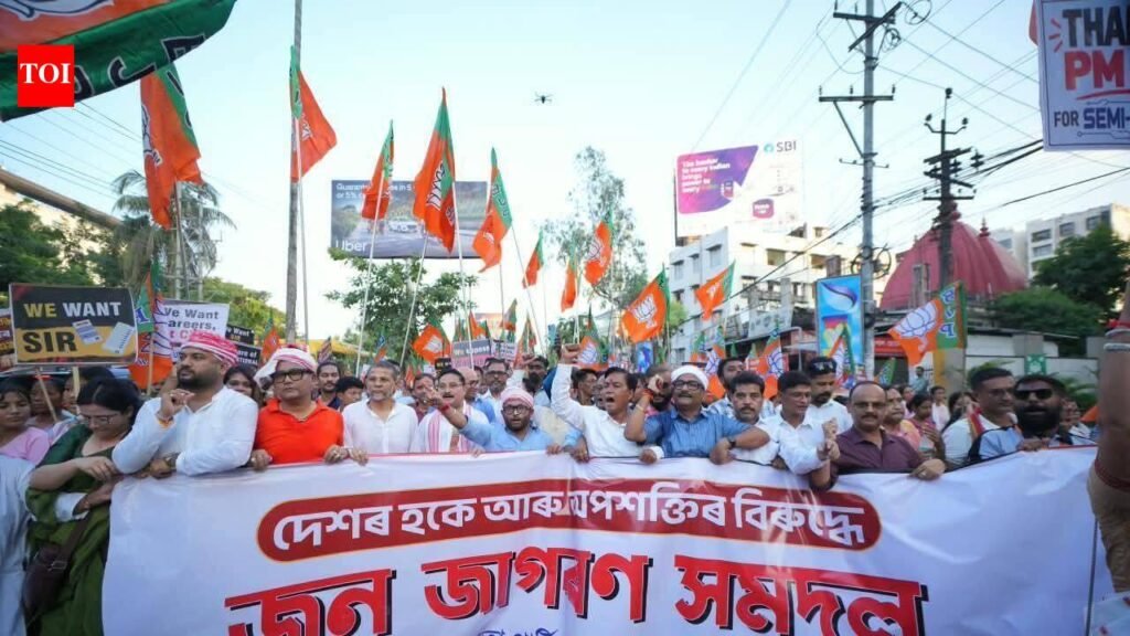 BJP‘s Jan Jagaran in Assam targets INDIA bloc over ‘SIR misinfo‘ | Guwahati News