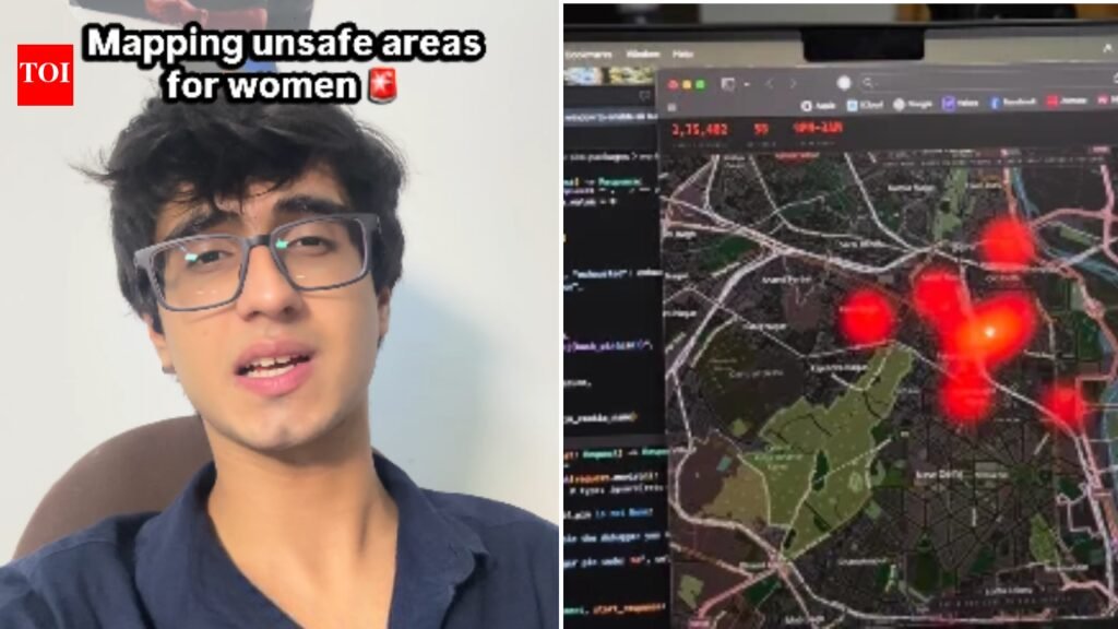 ‘I am disgusted that I even have to point out unsafe areas’: How a 20-year-old MIT student used AI and crime data to map potentially unsafe areas for women in Delhi