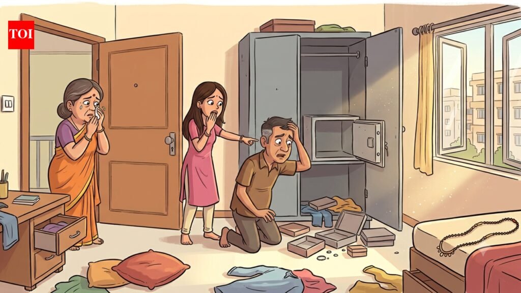 Driver returns home in Bengaluru to find gold worth Rs 60 lakh stolen | Bengaluru News