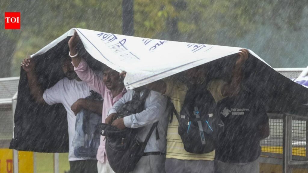 Weather tomorrow: Heavy rain likely in Tamil Nadu, Kerala, Karnataka; gusty winds up to 60 kmph, thunderstorms forecast across southern states | Delhi News