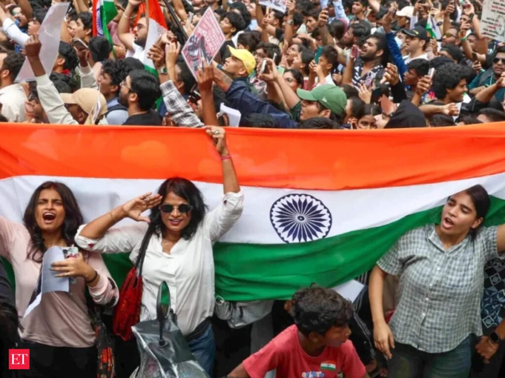 CJP supporters gather at Mumbai’s Azad Maidan in solidarity with arrested activists, hold peaceful tricolour march