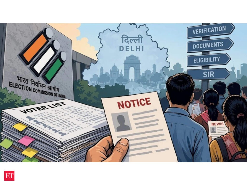 Delhi SIR: Poll officials begin reverification of voters removed from draft rolls