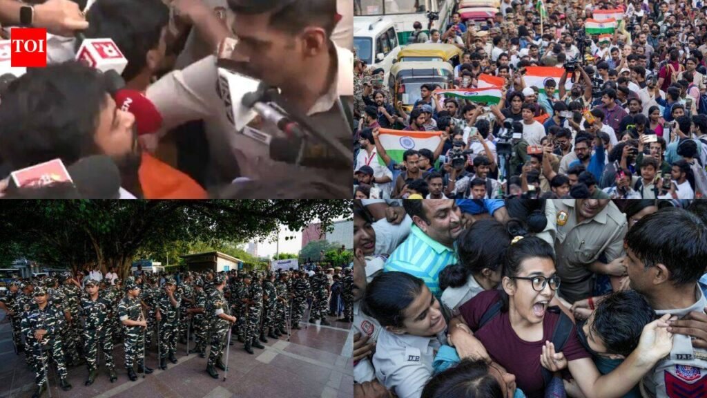 6,000 cops, 2 notices, Dipke among 150 detained: How unrest unfolded during CP ‘Tiranga march’ | Delhi News
