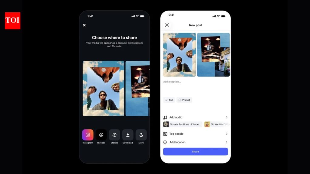 Instagram Edits adds carousel editor with photos, videos and text on one canvas