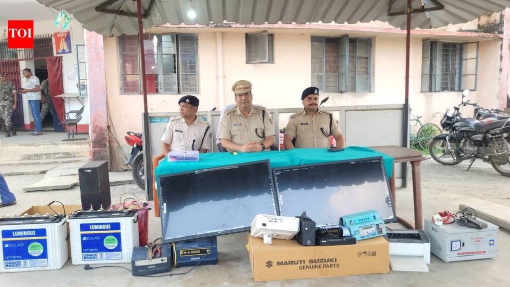 Theft gang busted in Chatra, 4 held | Ranchi News