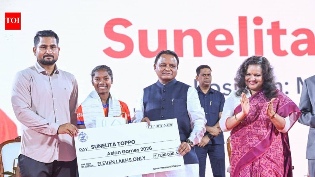 Odisha govt honors Asian Games hockey gold medalists with Rs 5.61cr | Bhubaneswar News