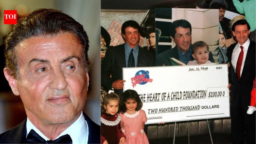 After his infant daughter underwent heart surgery in 1996, Sylvester Stallone donated $200,000 to help other children with heart defects | World News