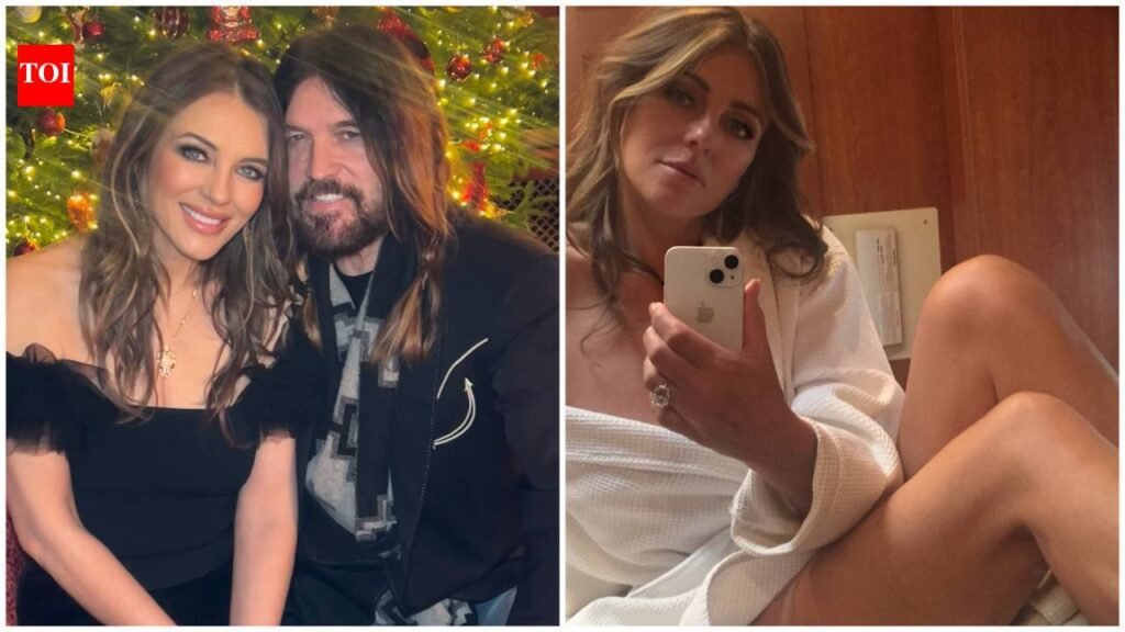 Billy Ray Cyrus, 65, and Elizabeth Hurley, 61, engaged after over a year of dating; actress spotted wearing a large diamond ring, country singer set to marry for the fourth time | English Movie News