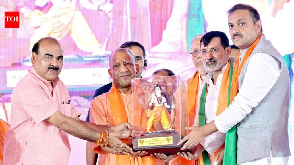 BJP destroyed demonic forces like mafia, established rule of law: CM | Lucknow News