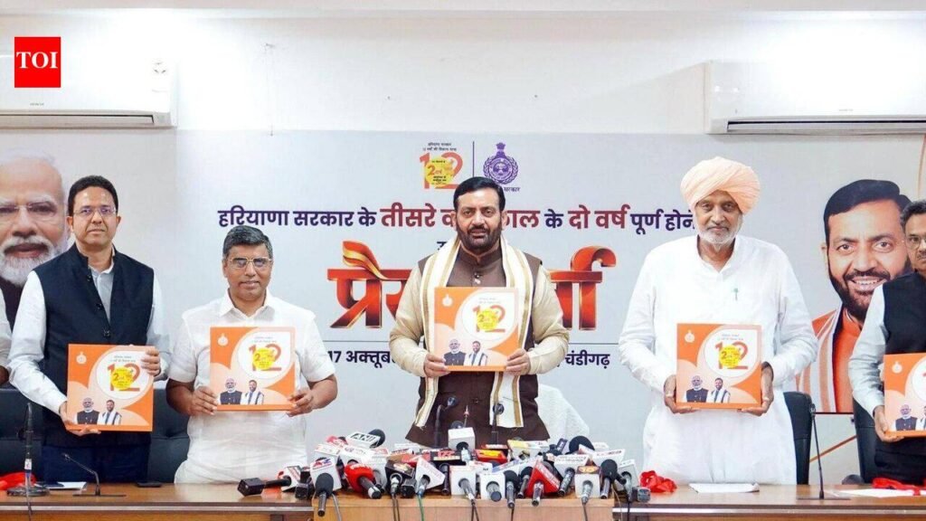 Saini’s 2-year report card doubles as BJP’s Punjab pitch | Chandigarh News