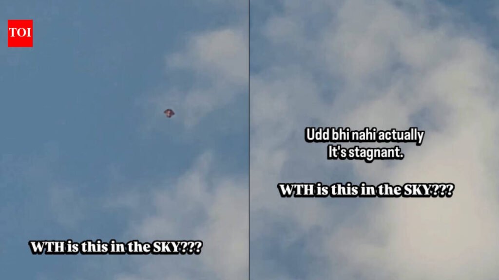 ‘Hai kya ye??? Mujhe darr lag raha hai ab’: Punjab woman spots strange object in sky, internet starts talking about aliens |