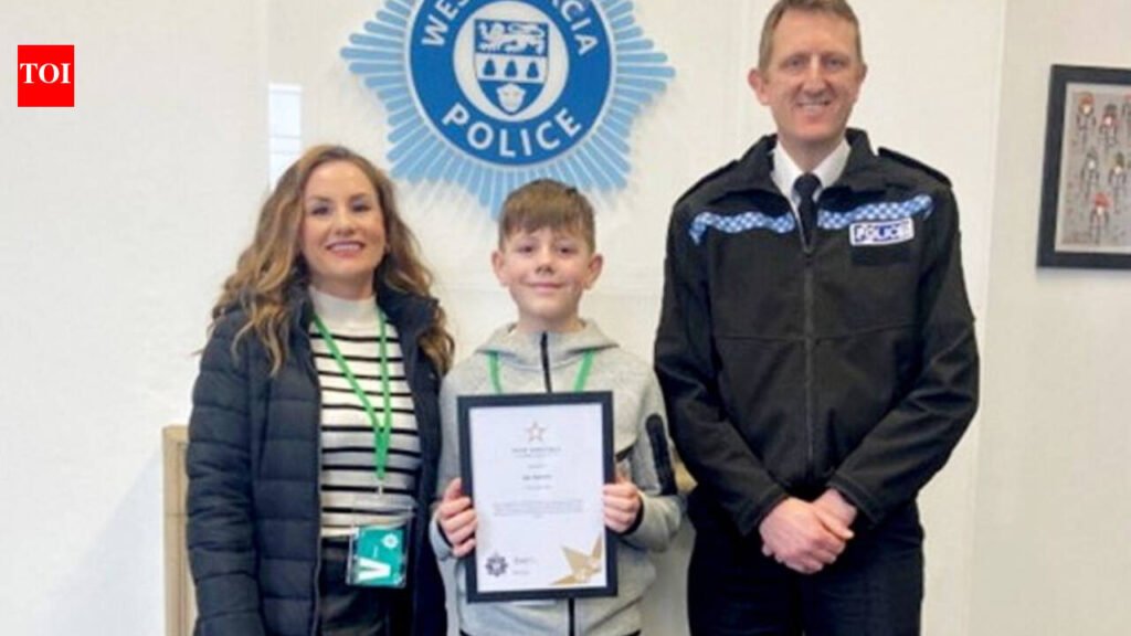 A 12-year-old boy was beside his mother when she passed out while driving at 60 mph, grabbed the wheel and stopped the car before calling 999; now 13, Zac Howells has won a Pride of Britain courage award