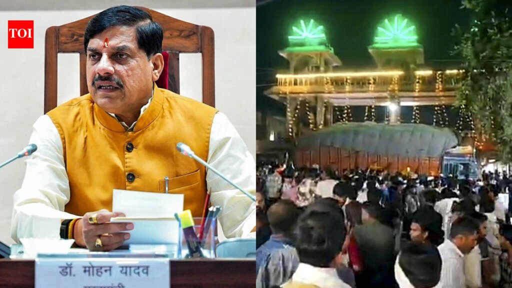Gwalior temple tragedy: CM Mohan Yadav orders removal of City SP, suspension of 8 others after 14 killed | India News