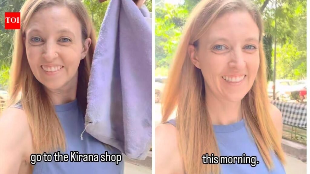 ‘Less than a minute from home’: US woman in Delhi shares her kirana store visit, and the internet has a lot to say about India’s local shops