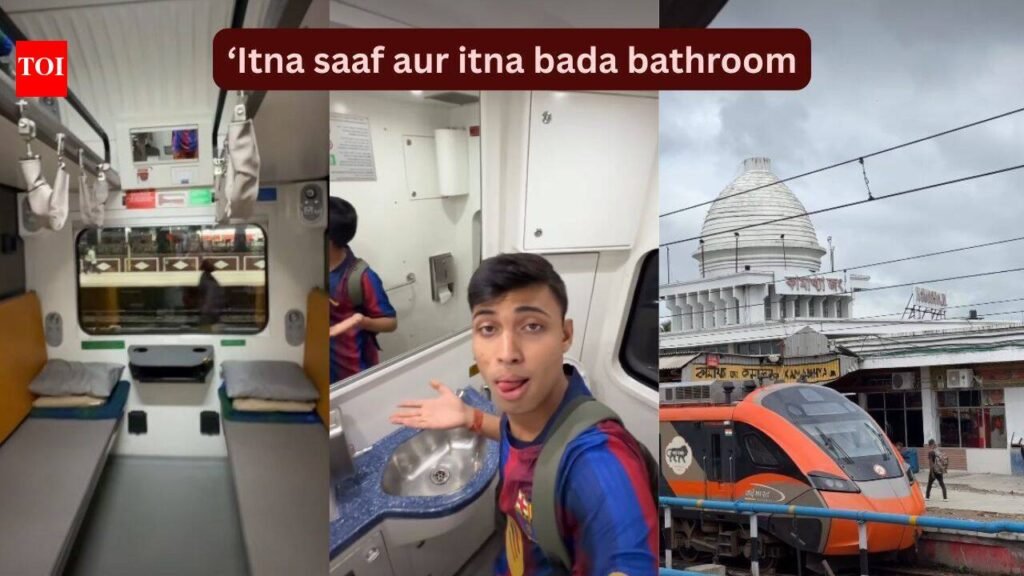 Vande Bharat Sleeper feels like a ‘5-star property’; ‘itna saaf aur itna bada bathroom’: Vlogger’s honest review after his ride