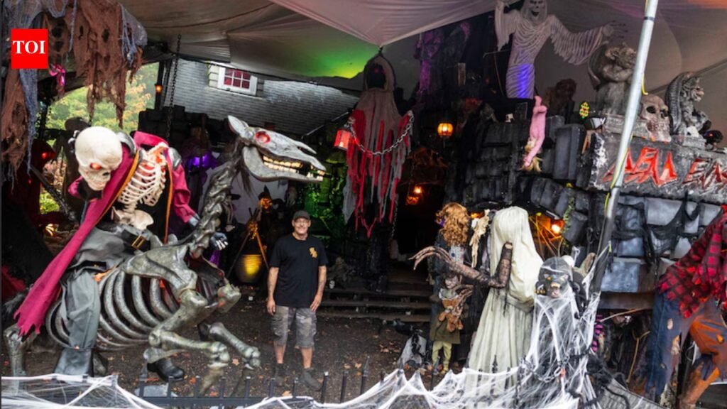 In 2017, a Michigan father turned free Halloween decorations into a backyard attraction that he says drew 18,000 visitors in 2024; nine years later, a neighbour’s complaint sparked a dispute with the city