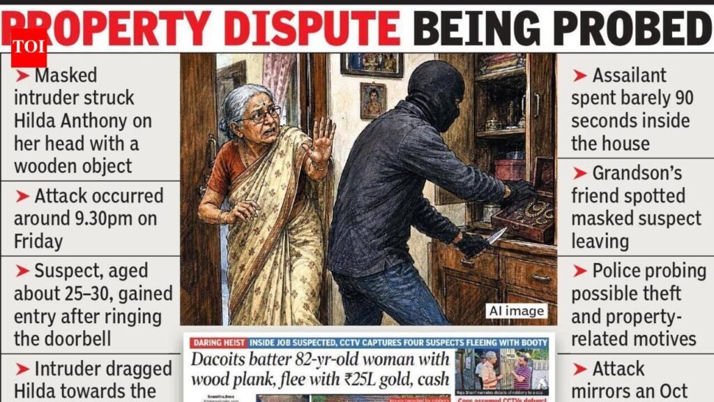 82-Year-Old Woman Attacked By Armed Robber In Gaddigodam | Nagpur News