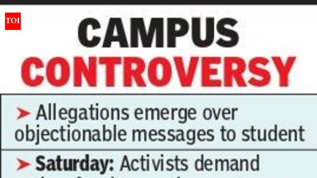 Police security beefed up at Wathoda institute after protests intensify | Nagpur News