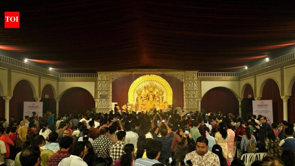 From rural Bengal to Bonedi: Durga Puja pandals reconnect with roots | Hyderabad News