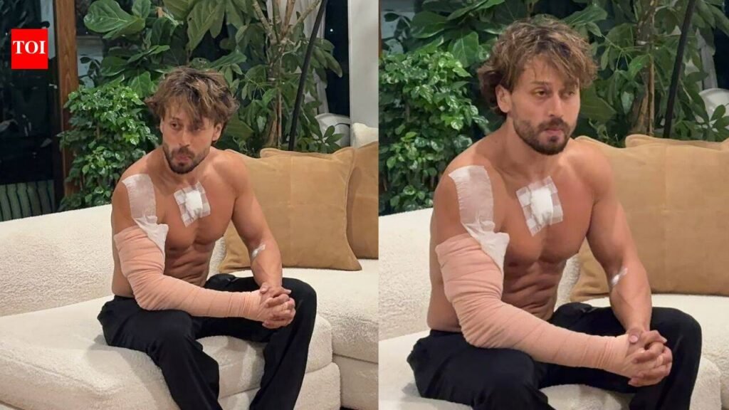 Tiger Shroff escapes gunshots but sustains hand injuries from gunpowder, glass shards | Mumbai News