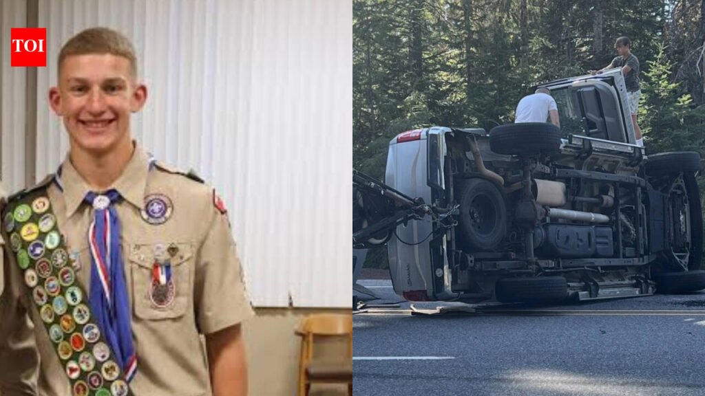 At 14, Oregon teenager Elijah Buckwald climbed onto an overturned pickup to help free an elderly couple trapped inside; two years later, at 16, he received Scouting America’s Honor Medal for lifesaving heroism