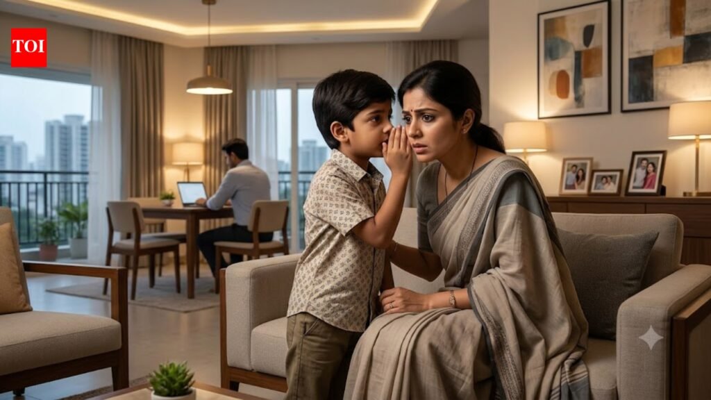 Psychology says children who ask parents to keep a secret from their other parent may be doing that for a reason