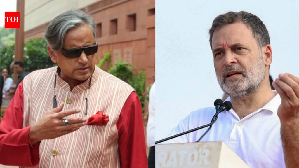 ‘I’m not a travel agent’: Shashi Tharoor when asked about Rahul Gandhi’s foreign trip | India News