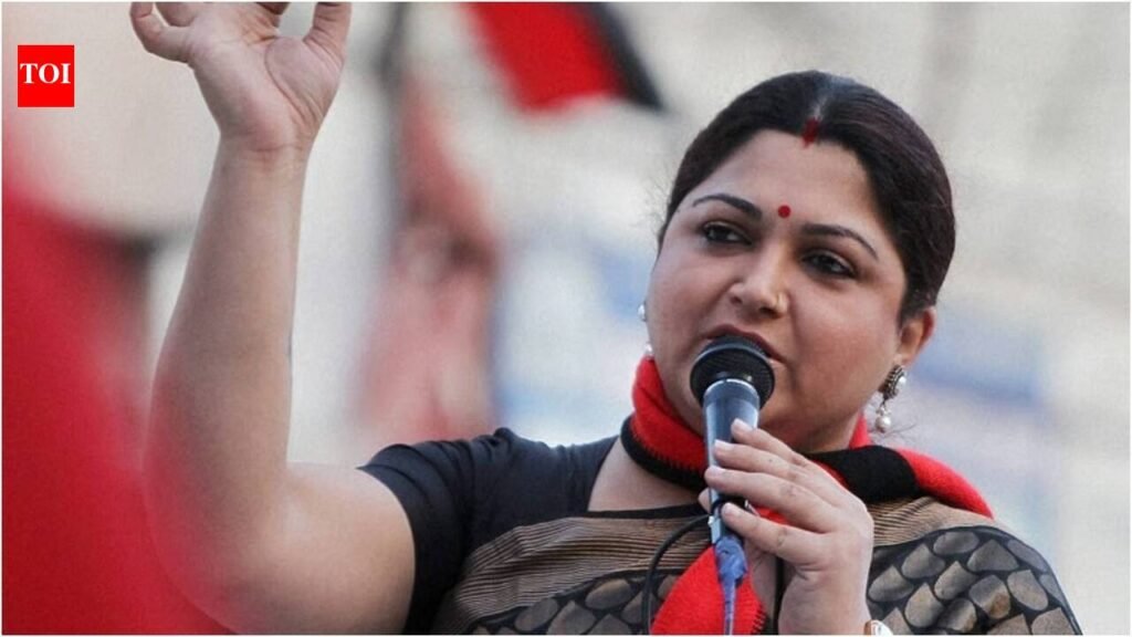 Khushbu Sundar: ‘I am a public figure, not public property’: Khushbu Sundar speaks out against cyberattacks | Tamil Movie News
