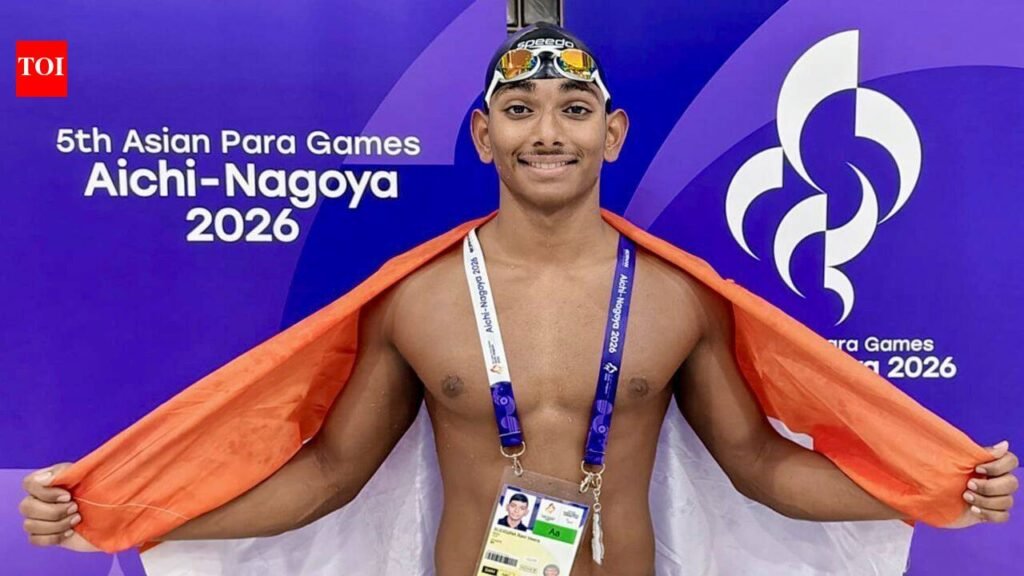 Two silvers and a bronze: Swimmer Ravi Budigina completes medal hat-trick at Asian Para Games | Asian Para Games 2026 News