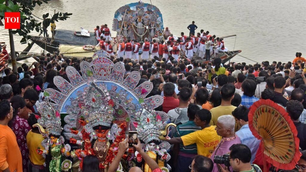 Only ‘sanatanis’ will touch idols during immersion: Suvendu | Kolkata News