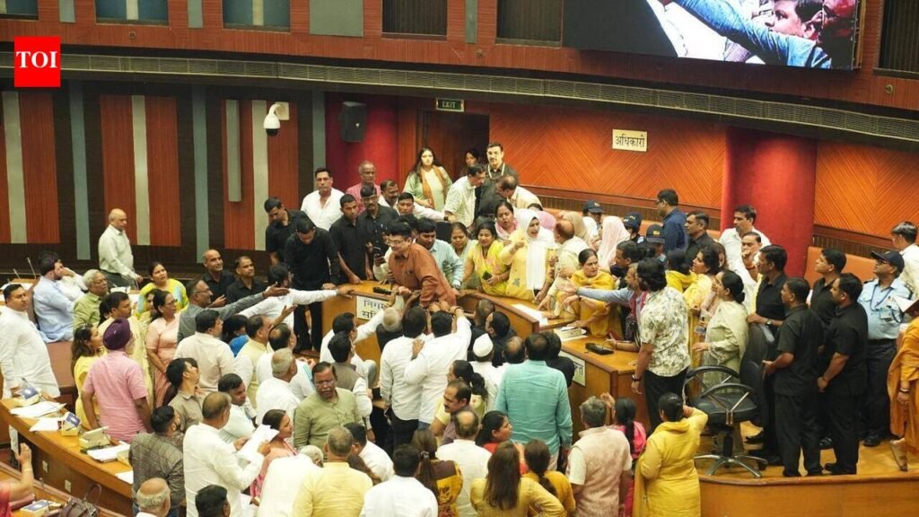 Pollution debate in MCD House turns ugly | Delhi News