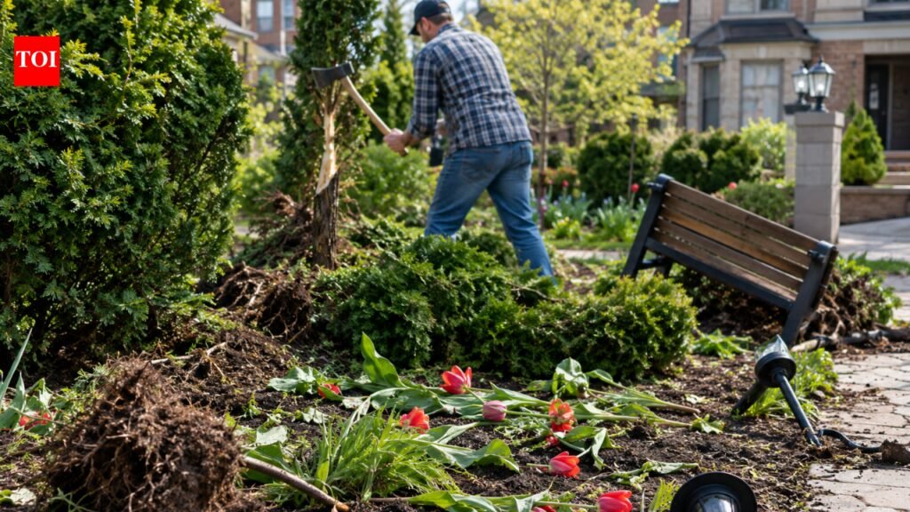 An Indiana homeowner chopped down shrubs, trampled tulips and tore up landscaping lights in a shared garden, calling it routine maintenance; after an HOA went to court, an appeals panel upheld the injunction