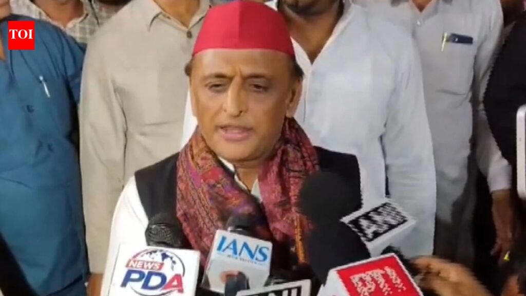 ‘Nobody knows the truth’: Akhilesh Yadav dismisses seat-sharing figures amid Congress’s demand for 175-200 seats | Lucknow News